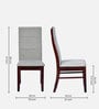 Venus 6 Seater Dining Set with Bench in Milan Walnut Finish