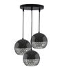 Venus Black Metal Cluster Hanging Light