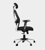 Venus Breathable Mesh Ergonomic Chair in Black Colour with Headrest