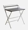 Venus Foldable Study Table in Dark Brown Finish