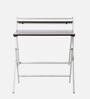 Venus Foldable Study Table in Light Brown Finish