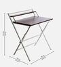Venus Foldable Study Table in Light Brown Finish