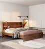 Venus King Size Bed In Columbian Walnut Colour