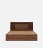 Venus King Size Bed In Columbian Walnut Colour With Box Storage