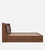 Venus King Size Bed In Columbian Walnut Colour With Box Storage