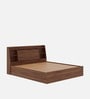 Venus King Size Bed In Columbian Walnut Colour With Box Storage