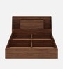 Venus King Size Bed In Columbian Walnut Colour With Box Storage