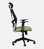 Venus Magic High Back Office Chair In Black & Green Colour