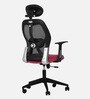 Venus Magic High Back Office Chair In Black & Maroon Colour
