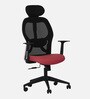 Venus Magic High Back Office Chair In Black & Maroon Colour
