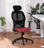 Venus Magic High Back Office Chair In Black & Maroon Colour