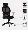 Venus Magic High Back Office Chair In Black Colour