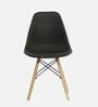 Venus Plastic Iconic Chair in Black Colour