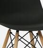 Venus Plastic Iconic Chair in Black Colour