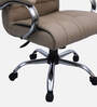 Shioni Leatherette Executive Chair In Beige Colour