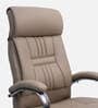 Shioni Leatherette Executive Chair In Beige Colour