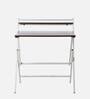 Venus XL Foldable Study Table in Light Brown Finish