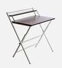 Venus XL Foldable Study Table in Light Brown Finish