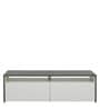 Vera TV Unit in White & Concrete Finish