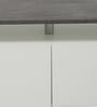 Vera TV Unit in White & Concrete Finish