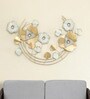 Vera Gold Multicolour Iron Wall Art