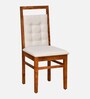 Vera Solid Wood 4 Seater Dining Set in Honey Brown Finish