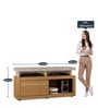 Verano TV Console for TVs in Griz & Carvalho Nobre Finish for TVs up to 55"