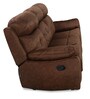 Veraton 3 Seater Manual Recliner in Dark Brown Colour