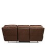 Veraton 3 Seater Manual Recliner in Dark Brown Colour
