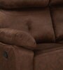 Veraton 3 Seater Manual Recliner in Dark Brown Colour
