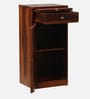 Verbania Sheesham Wood Bar Cabinet In Honey Oak Finish