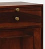 Verbania Sheesham Wood Bar Cabinet In Honey Oak Finish