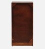 Verbania Sheesham Wood Bar Cabinet In Honey Oak Finish