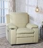 Verde 1 Seater Recliner in Light Green Colour