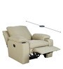 Verde 1 Seater Recliner in Light Green Colour