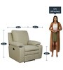 Verde 1 Seater Recliner in Light Green Colour