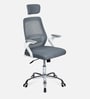 Vergo High Back Breathable Mesh Ergonomic Chair In Grey Colour