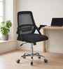Vergo Mid Back Breathable Mesh Ergonomic Chair In Black Colour