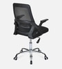 Vergo Mid Back Breathable Mesh Ergonomic Chair In Black Colour