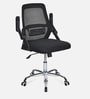 Vergo Mid Back Breathable Mesh Ergonomic Chair In Black Colour