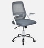 Vergo Mid Back Breathable Mesh Ergonomic Chair In Grey Colour
