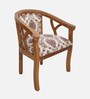 Verior Teak Wood Arm Chair In teak Finish