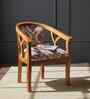 Verior Teak Wood Arm Chair In teak Finish
