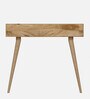 Wiesloch Solid Wood Writing Table In Scratch Resistant Natural Finish