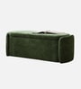 Verona Fabric Luxe Upholstered Storage Ottoman in Green Colour