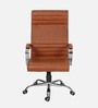 Verona High Back Leatherette Executive Chair in Tan Colour