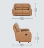 Verona Manual 2 Seater Recliner In Brown Color