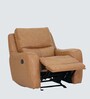 Verona Recliner Manual 1 Seater Recliner In Brown Color