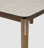 Verona Italian Sintered Dining Table 4 Seater Beige Finish