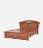Verona King Size Bed With Storage In Brown color With Hydraulic Storage